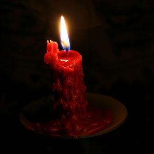 candle - red flickering